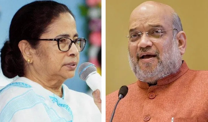 অমিত শাহের দাবি ১১০ আসন, মমতার দাবি ১৩৫